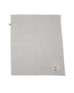 Fussenegger TEDDY Kids Baumwolldecke “Hase” 75 cm x 100 cm grau