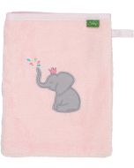 Smithy Premium Waschhandschuh Elefant rosa