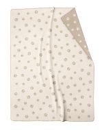 Cawö Wohndecke We love Dogs Paws 62470 Natur-Beige 150 cm x 200 cm