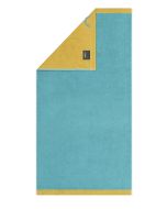 Cawö Handtuch Lifestyle Splash 7071 türkis/apricot 50x100 cm