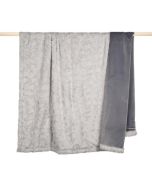 pad Faux-Fur Luxus-Decke BARDOT Webpelz 140 cm x 190 cm lightgrey