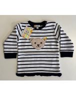 Steiff Sweatshirt navy weiß gestreift Gr. 80
