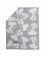 Klippan Snoopy Babydecke 70 cm x 90 cm organic cotton grey 