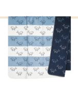 pad Wohndecke OCEAN WHALE 150 cm x 200 cm dark blue