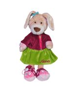 Sigikid kuscheliger Lern-Hase gern auch mit Wunsch-Namen bestickt 45 cm groß 42174