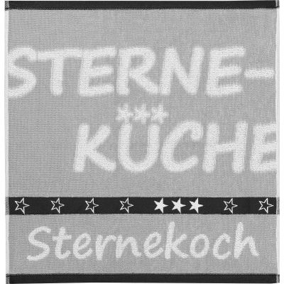  Kracht Baumwoll Frottier Küchentuch "STERNEKOCH" 50x50 cm