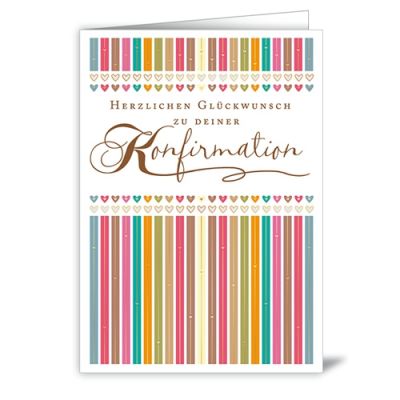 Herzlichen Glückwunsch zu Deiner Konfirmation