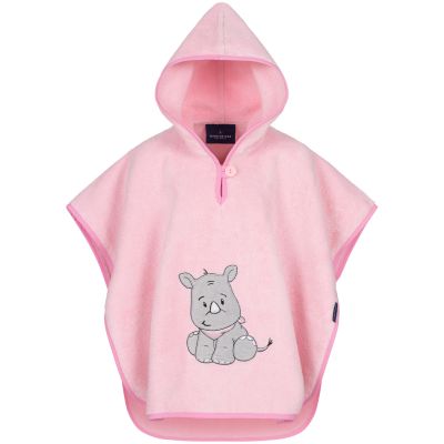 Morgenstern Poncho Rhino one size rosa