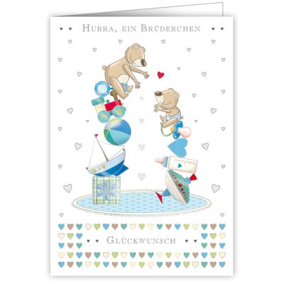 Hurra, ein Brüderchen Glückwunsch