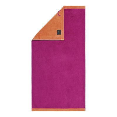 Cawö Handtuch Lifestyle Splash 7071 pink/mandarine 50x100 cm