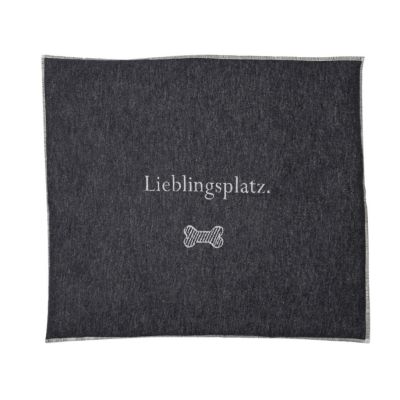 Fussenegger SILVRETTA gefütterte Hundematte “Lieblingsplatz” 70 cm x 80 cm anthrazit
