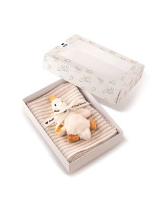 Steiff Geschenkset Gilda Gans Greifling mit Rassel und Spucktuch 242960 