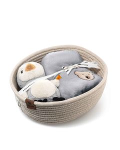 Steiff Geschenkset Lio Pinguin mit Rassel und Latz 242977 
