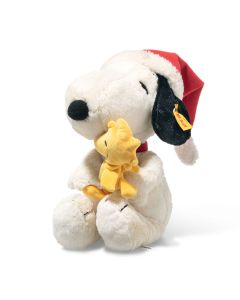 Steiff Snoopy mit Woodstock und Nikolausmütze - Weihnachtsedition 30 cm 684340 