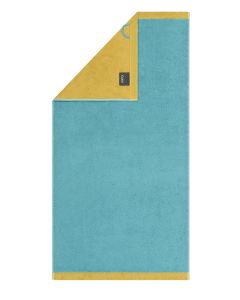 Cawö Duschtuch Lifestyle Splash 7071 türkis/apricot 70x140 cm