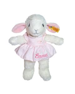 Steiff Träum-süß-Lamm 28 cm rosa gern auch mit Wunschname bestickt