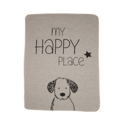 Fussenegger Haustierdecke "my happy place" dog 70 cm x 90 cm filz